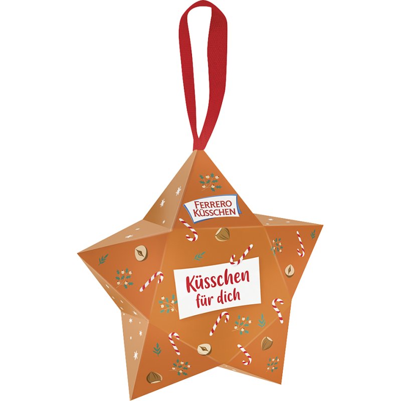 Ferrero Küsschen Kleiner Stern, nootpralines, melkchocolade, 35 g
